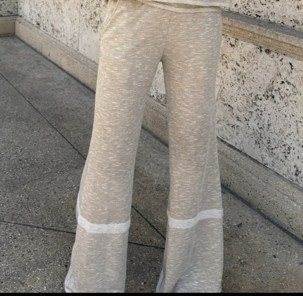 Gold Metallic Power Pants