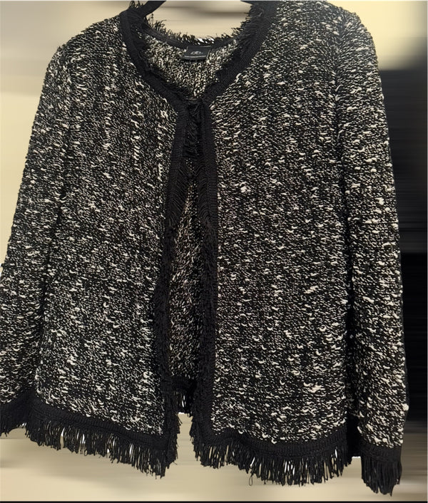 B&W Handloomed Knit Jacket