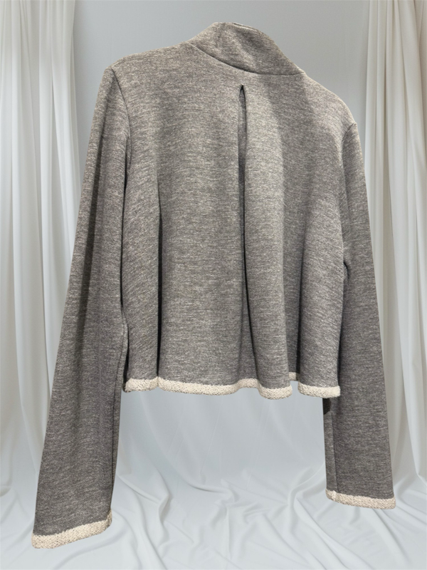 Original Gray Sweatshirt Sport Zipper