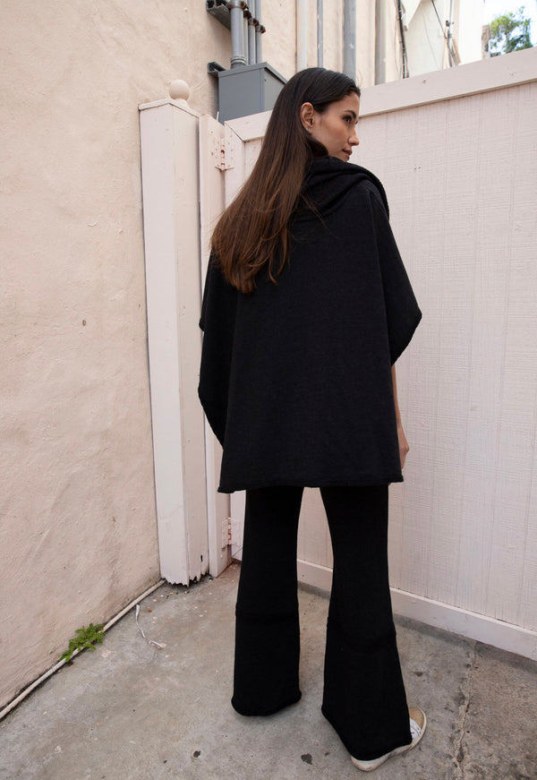 Black Ultra Lux Hoodie Ponch