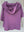 Purple Cotton Hoodie Ponch